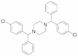 1,4-Bis(4-chlorobenzhydryl)piperazine(1,4-Bis[(4-chlorophenyl)phenylmethyl]piperazin e)